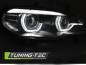 Preview: VOLL LED Angel Eyes Scheinwerfer für BMW X5 E70 07-13 schwarz